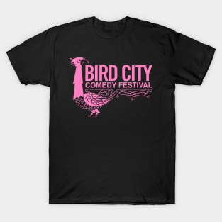 Old School Logo in Pink T-Shirt